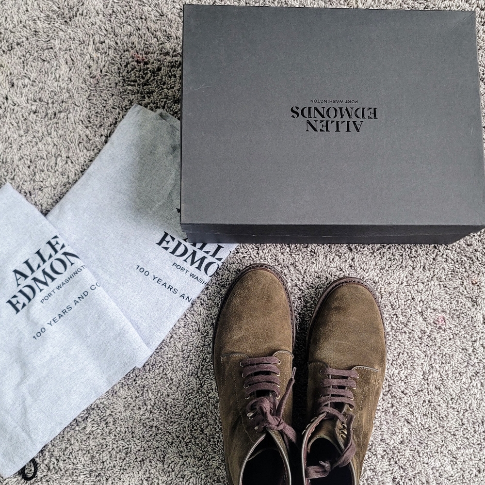 Allen Edmonds Higgins Mill Boots Size 11 D